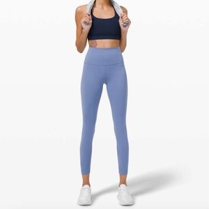 Lululemon Wunder Train Highrise  25" size 4 Waterdrop